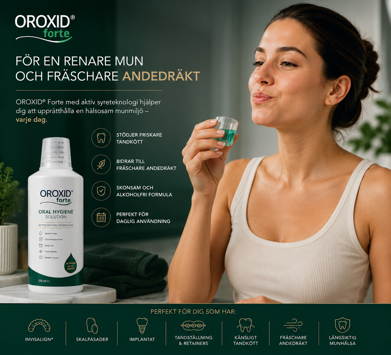 OROXID® munskölj med aktiv syreteknologi