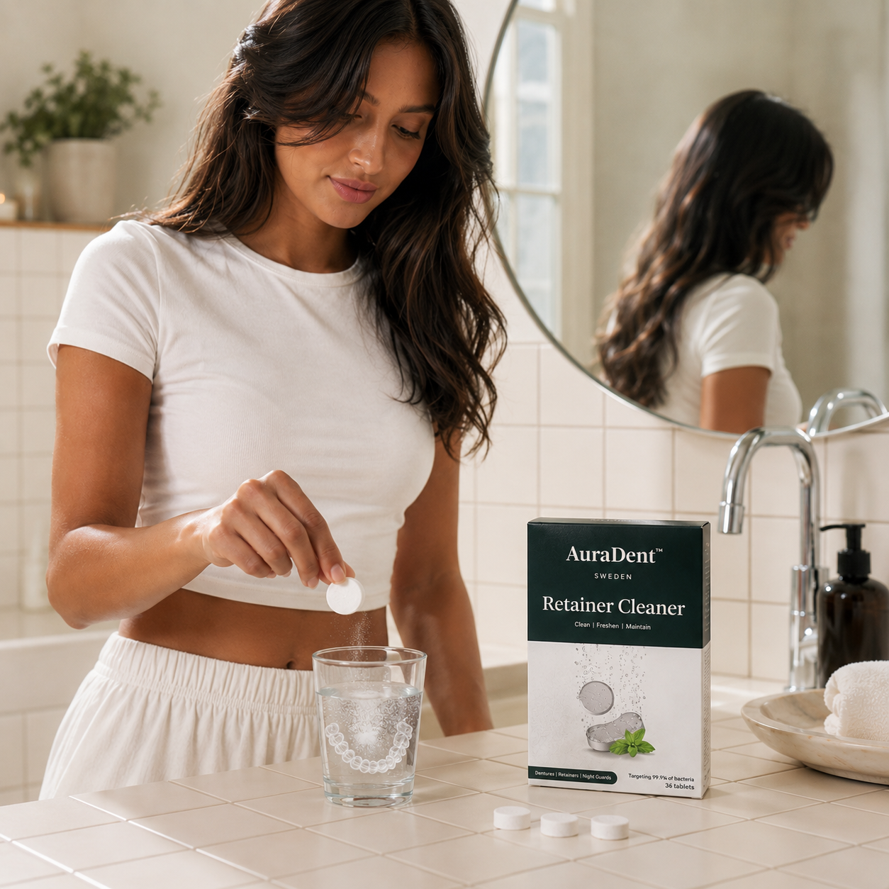 AuraDent™ Aligner Cleaner 36 tabletter