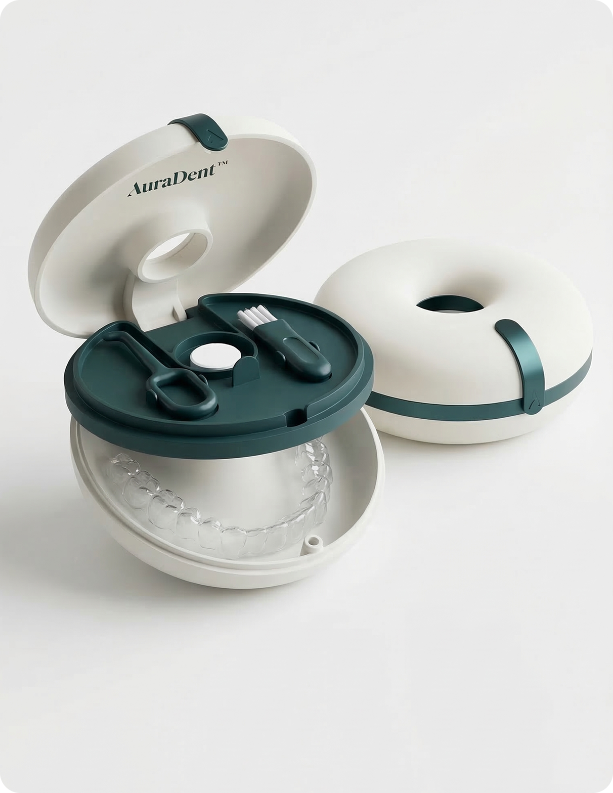 Cream Invisible Aligner Case